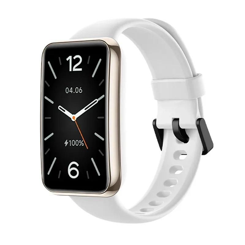 Watch Strap for Xiaomi Mi Band 7 Pro Wristband Liquid Silicone Bracelet WristStrap Correa Mi Band 7pro Smart watch Accessories