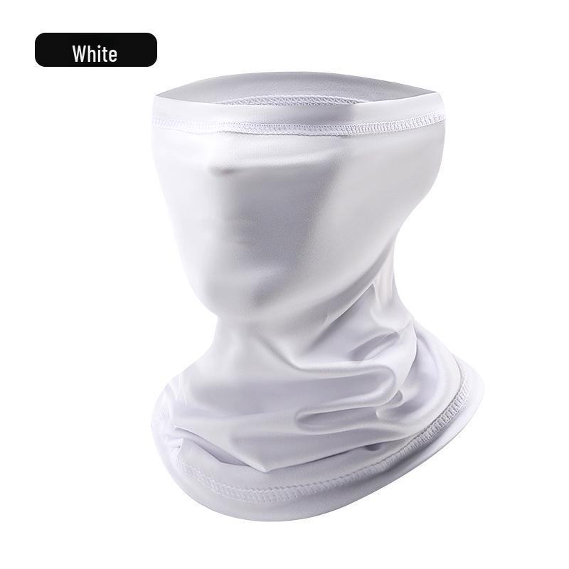 Cycling Ice Silk Sunscreen Mask: Breathable, Quick-Dry, Multi-Functional Neck Scarf for Outdoor Activities