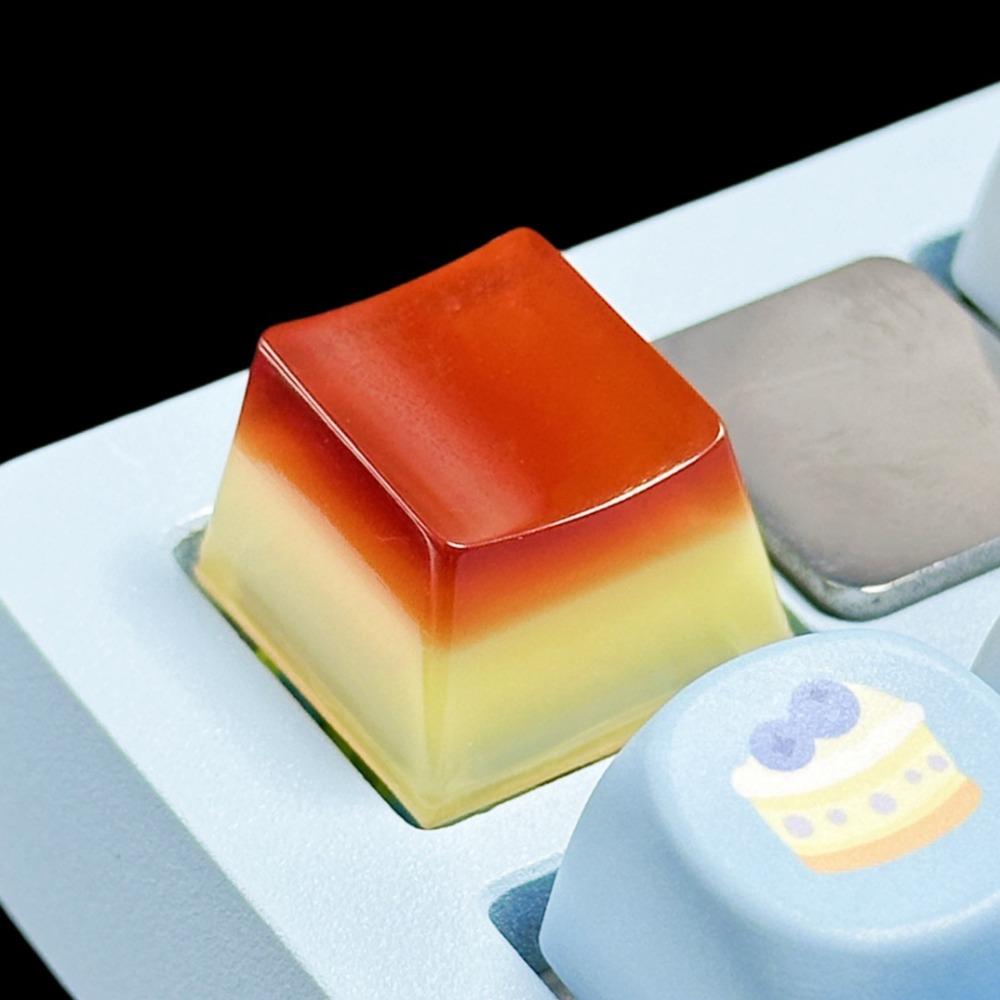 Cross Shaft Jelly Pudding Keycap Personalized DIY Keycap  Mechanical Keyboard