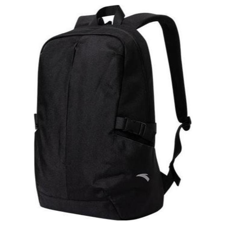 New Anta Fabric Backpack Regular Unisex Black 192357151-1