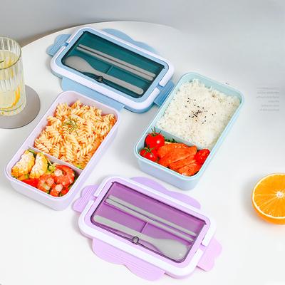 Portable Lunchbox Student Commuter Leak-proof Sealed Microwavable Food-grade Bento Box