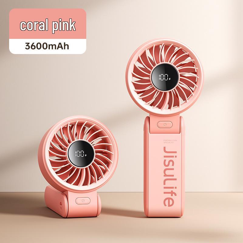 

Jisu Life7 High-Speed USB Rechargeable Silent Neck-Hanging Mini Fan 3600mAh