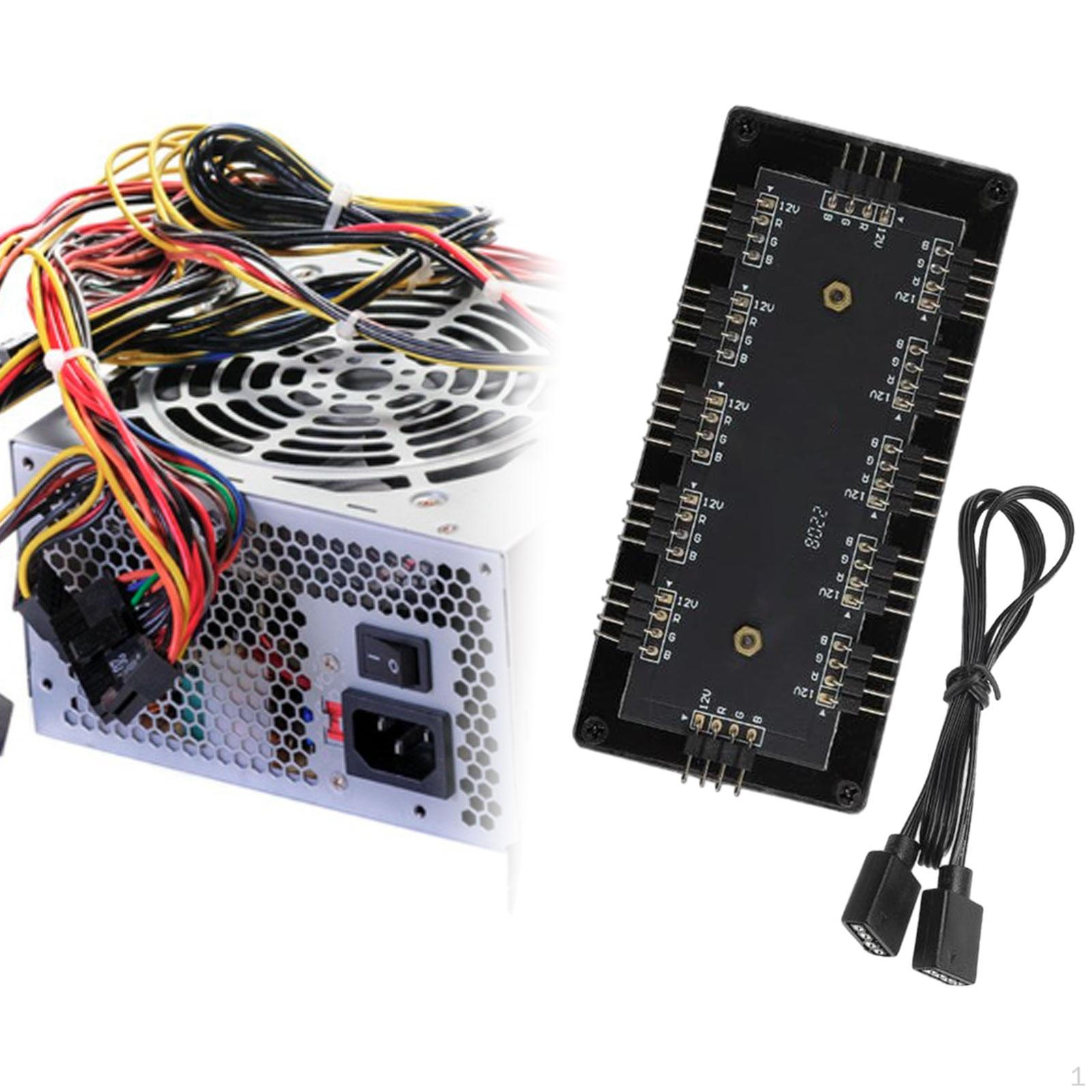 

Концентратор с кабелем 10 в 1, премиум-класса, простота установки, 10 портов питания для сплиттера 5V 3pin