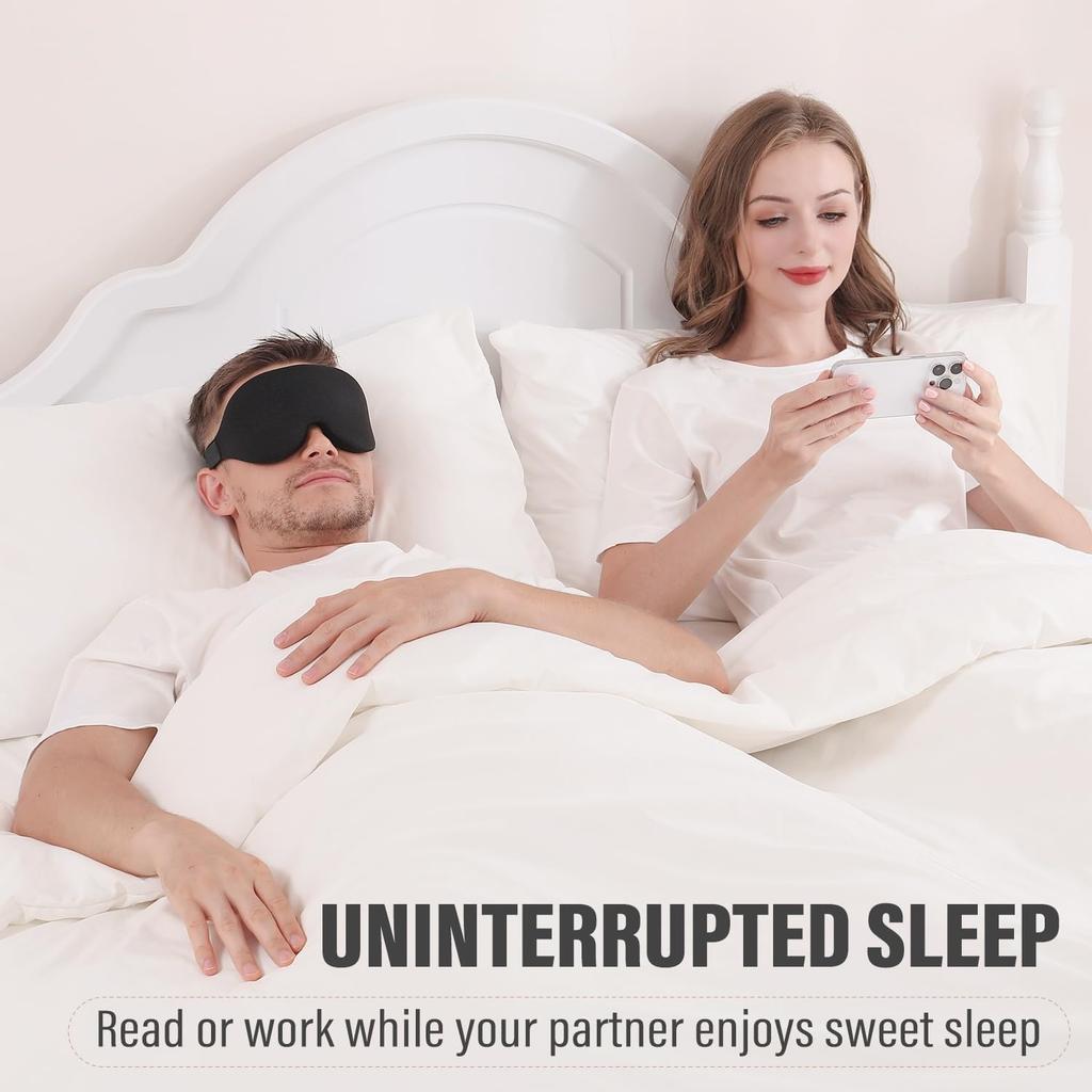 3D Sleeping Mask Eyepatch Block Out Light Soft Paded Sleep Rest Relax Aid Cover Patch Blindfold Face Shade Eyeshade Eyes Patchs