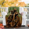 Off-road Motorcycles Theme Printed Blanket - Perfect for Couch, Bed, Travel & Outdoor Use | Machine Washable, Cozy & Durable.