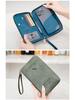 Cross-border RFID Passport Holder & Travel Document Bag with Zipper