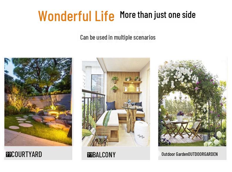 Outdoor Balcony Rocking Chair and Swing Hammock with Wooden Stand