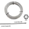10/15/20M Stainless Steel Cable Rope Kit Heavy Duty 304 PVC Coated for Garden Balcony Railing Farm Fence Tent Outdoor Wire Rope