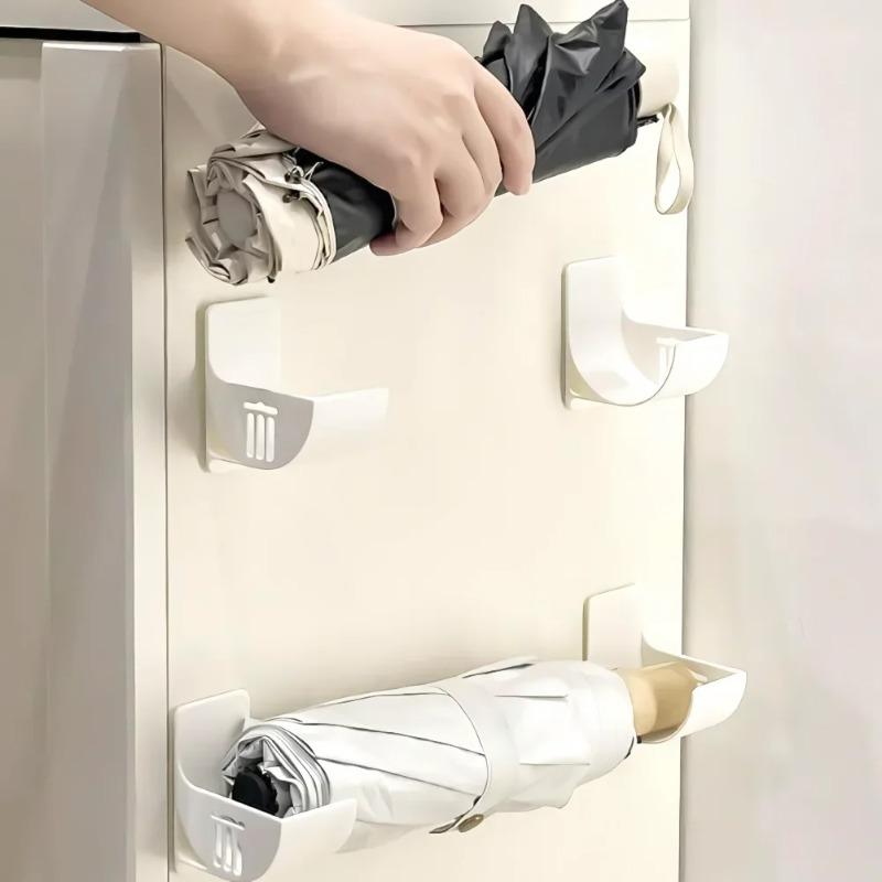 Self-Adhesive Trash Bags Holder Wall Mounted Storage Racks Container Kitchen Garbage Bags Organizer Rack Dispenser Shelf