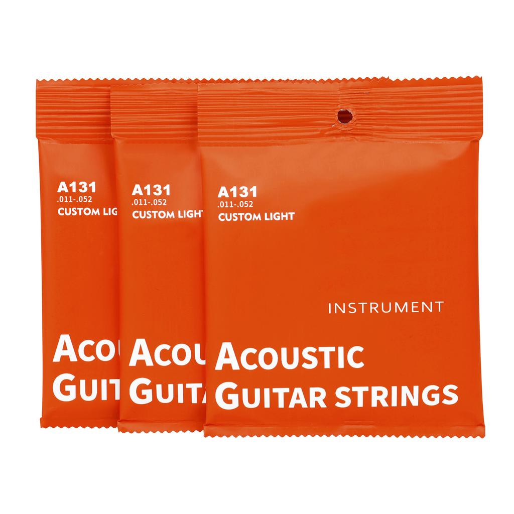 6Pcs Classical High Carbon Steel Core Guitar Strings 1st-6th String Guitar Strings for Acoustic Folk Guitar Accessories