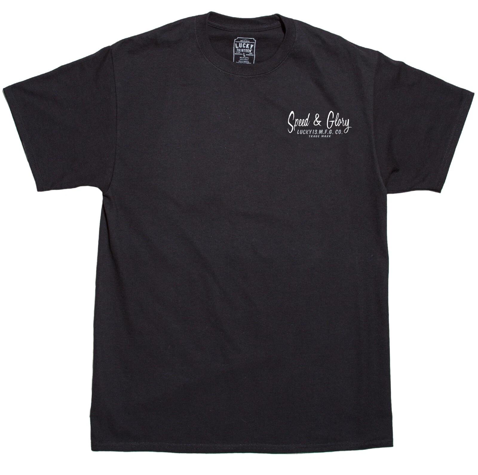LUCKY 13 Salt Flats T-Shirt Black S NEW XXL