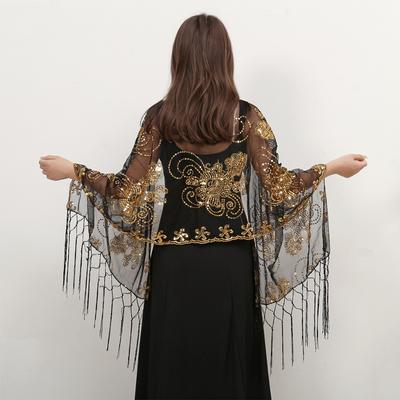New Sequins Scarf Shawls For Women Evening Dresses Elegant Shawls Female Golden Sparkling Metallic Scarf Shiny Shawls Wraps
