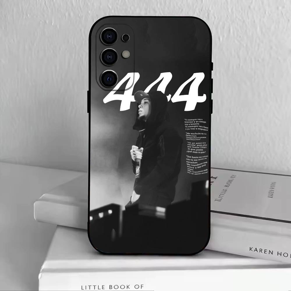 Rapper-Yan Block 111 444 Phone Case Black Silicone Soft For Samsung S25,S24,S21,S22,S23,S30,Ultra,S20,Plus,Fe,Lite