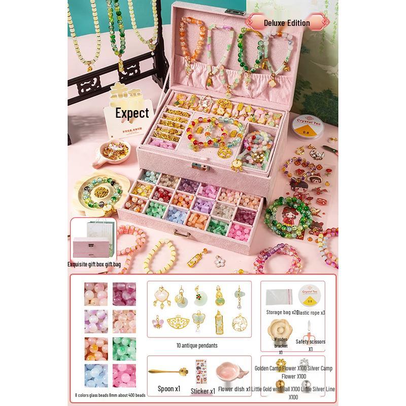 Набор для рукоделия «Сделай сам» для изготовления бижутерии из бусин