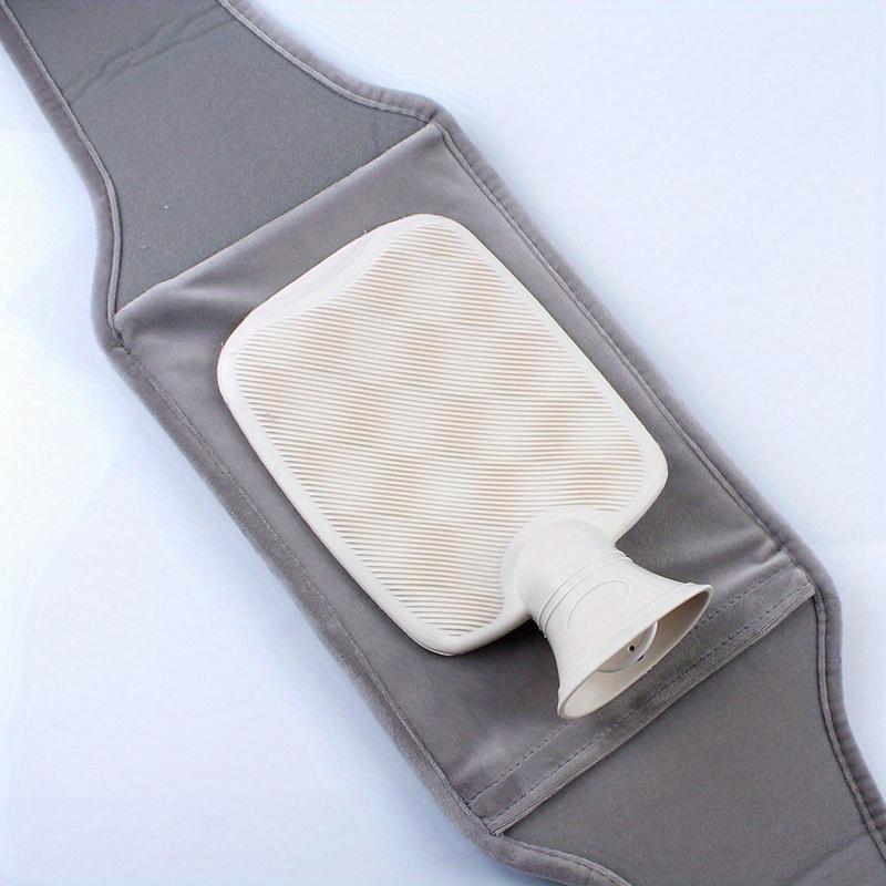 Explosion-Proof Hot Water Bottle with Plush Cloth Cover Belt Winter Hand Foot Abdomen Warmer Reusable Hot Water Bag Pouch