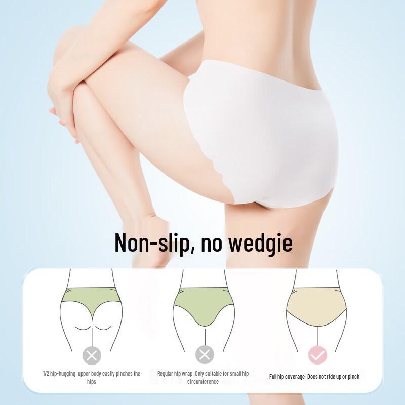 Gu Xu Women's Disposable Ice Silk Travel Underwear