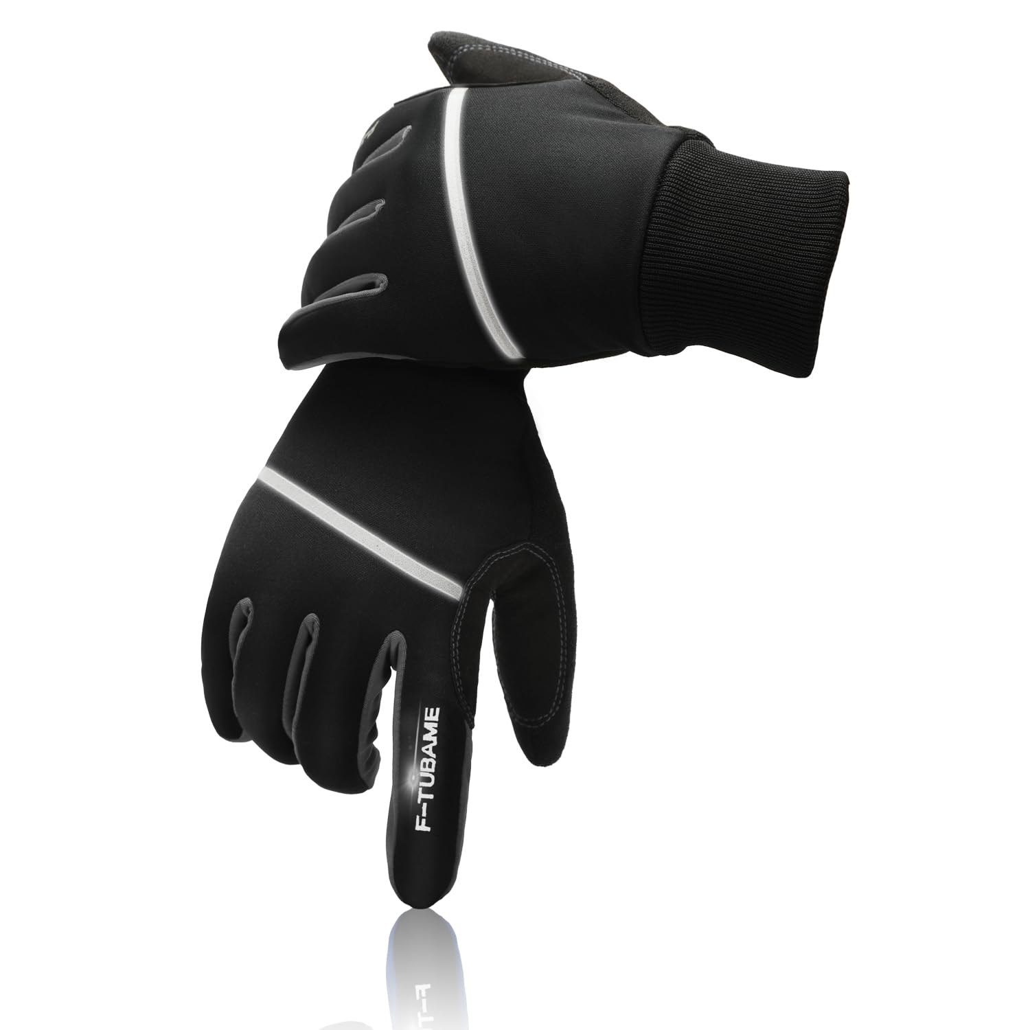 

Cycling 3D Full Finger Design with Touchscreen Fleece Cold Road Gym Safe and Available in 6 Colors Fluorescent Size F-TUBAME® Gloves, Shock-Absorbing