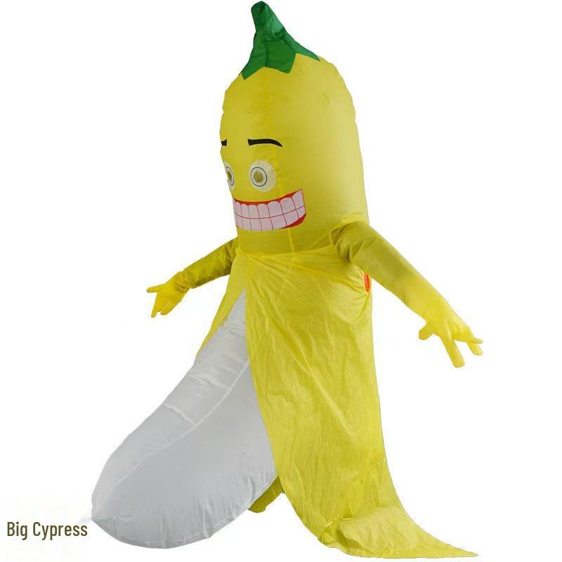 Nafukovací kostým Smiley Face Heart pro Halloweenské a Valentýnské večírky