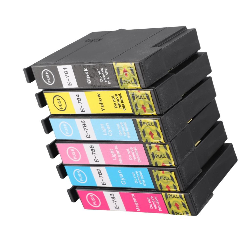 Ink Cartridge 6 Colors BK C M Y LC LM Printing Accessory for R260 R280 R380 RX580