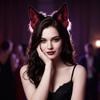 Cute Furry Animal Ear Headband for Cosplay, Anime Convention, Party and Performance
