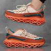 High Quality Men Women Running Shoes With Thick Soles Cushioned Mesh Lace Up Breathable Casual Shoes Luxurious Simple Sneakers