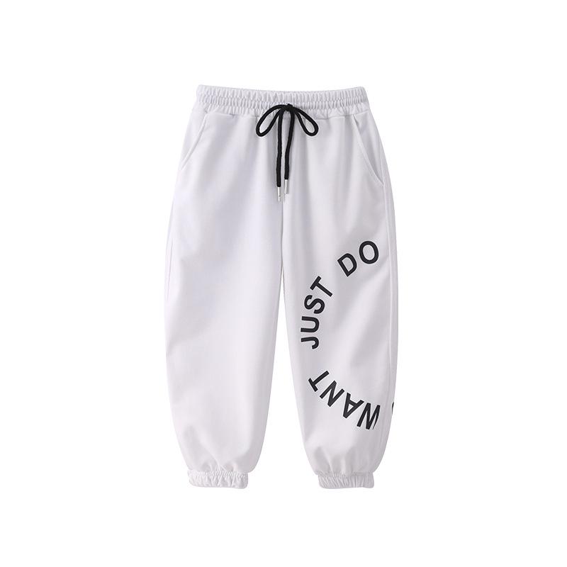 Kids' Hip Hop Dance Outfits: Boys & Girls Spring/Autumn Performance Wear with Crop Tops and Sweatpants