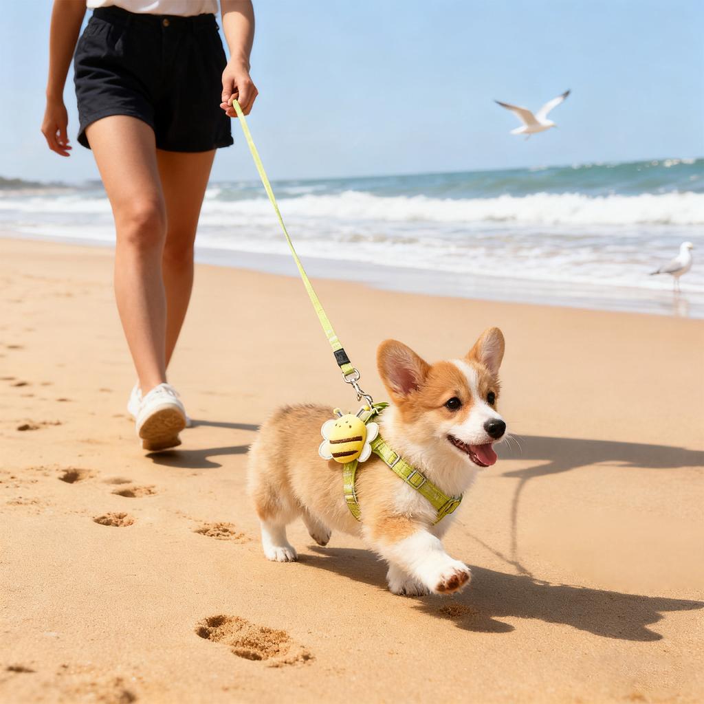 Haustier Tragbare Brust, Biene Brust für Hunde, Hundeleine zum Spazierengehen, Hundeausführleine für kleine und mittelgroße Hunde