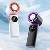 Mini Pocket Cooling Fan with Ice Cooling Rechargeable Personal Fan 3600mAh for Travel Outdoor Activities Gifts for Women