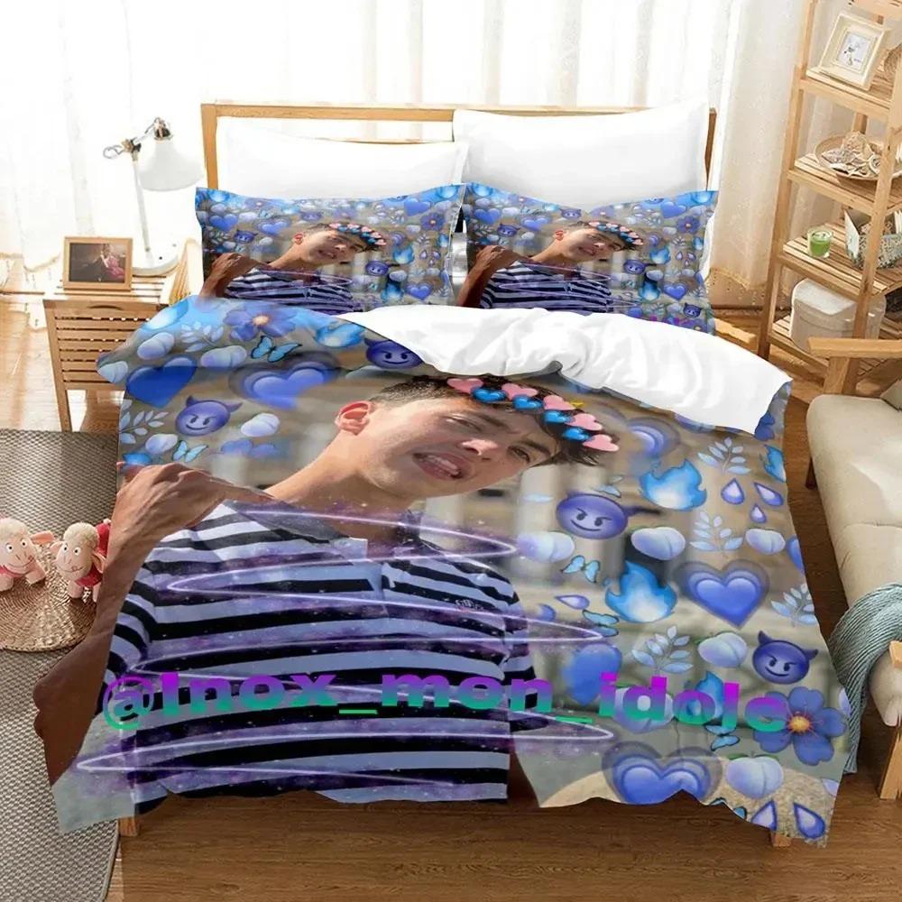 New Re Zero Rem Ram Bedding Set Cartoon Anime three-piece set Adult Kid Bedroom Duvet cover Sets 3D Kawaii Girl Home textile A