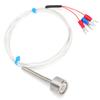 PT100 Magnetic Temperature Sensor Waterproof Adsorption Thermistor 60 to +150 celsius (3meters )