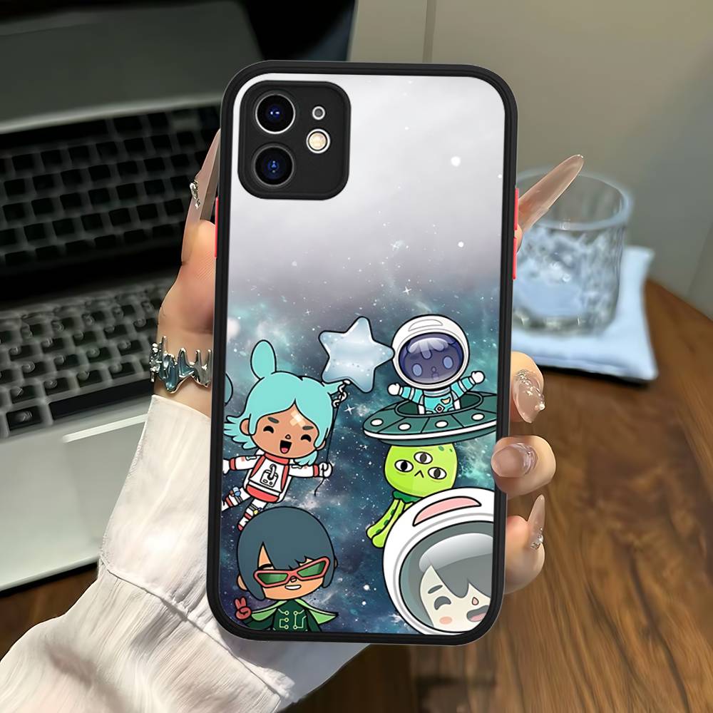 Toca Boca Toca Life World Phone Case For IPhone 16 15 14 13 12 11 Pro Max 7 8 6 6s Plus Matte Cover