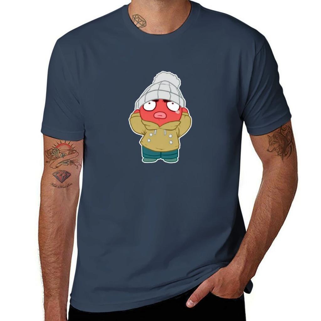 Anime Octo Ikalgo Tshirt Casual Loose Fit Summer Tee Shirt