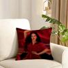 RRosalia singer Cushion Cover Reversible Plush Pillow Cover Soft Fluffy Home Decor for Sofa Bedroom