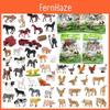 Farm Chicken Pig Sheep Animal Pvc Model Set With Tractor Decorative Figurines For Home Decor And Collectors