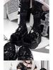 Niche Design Women's Thick-Soled Platform Shoes - 2025 Spring Punk Gothic Leather