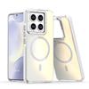 Luxury Metal Lens MagSafe Magnetic Phone Case For Redmi Note 14 13 Pro 4G 5G For Xiaomi 14T Wireless Charging Discolour Cover