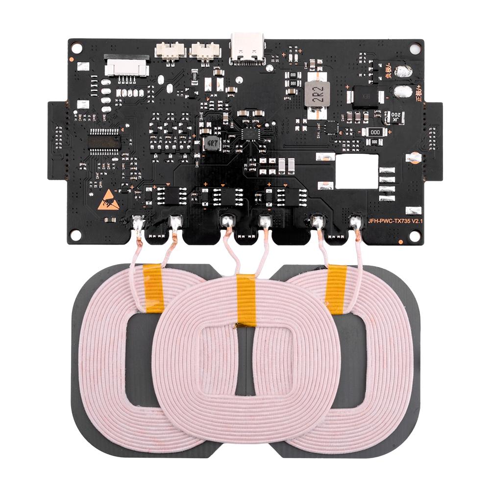 20W Hochleistungs-Standard-Wireless-Lademodul Auto Outdoor-Stromversorgung Modifikation 12V Schnellladeeingang 9-32V