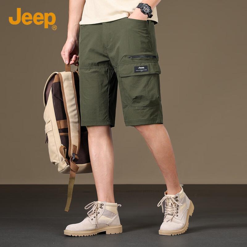 JEEP Men s Summer Loose Fit Cargo Shorts 2XL