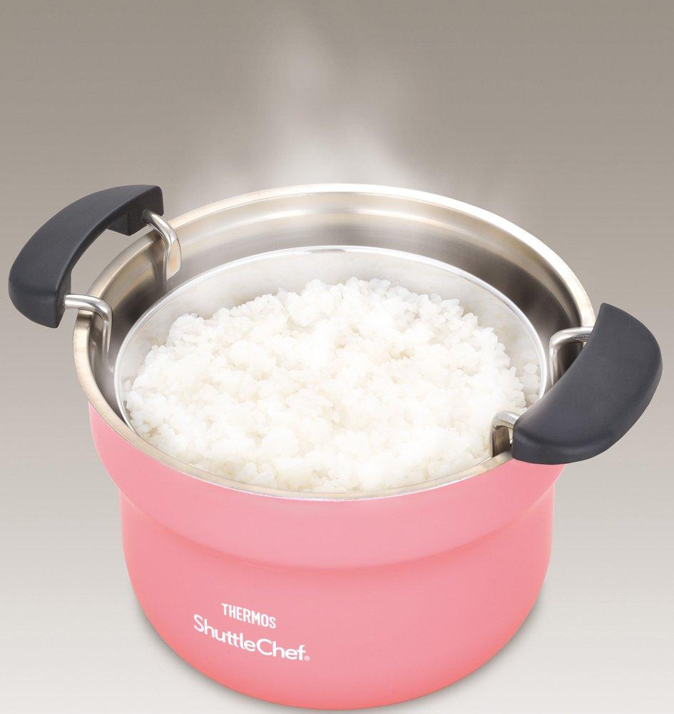 THERMOS Vacuum Insulated Cooker Shuttle Chef 1.6L Peach KBF-1600 PCH