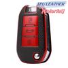 For Peugeot 208 2008 301 308 3008 Rcz 508 408 307 Case For Citroen C3 C4 Berlingo Tpu Leather Flip Folding Key Fob Cover