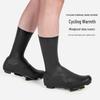 Non-Slip Windproof Waterproof Cycling Shoe Covers - Warm, Low Wind Resistance, Long Tube Silicone Design