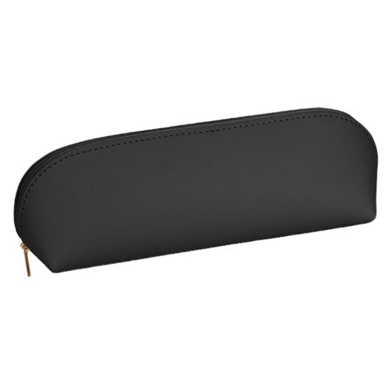 Piórnik Wodoodporny piórnik ze sztucznej skóry Wytrzymały, gładki zamek błyskawiczny Torba do przechowywania artykułów piśmienniczych do szkoły domowej