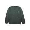 Einfarbig Lässiger Rundhals Pullover Langarm Unisex Oberteile Armeegrün LUT006387203166-A04827