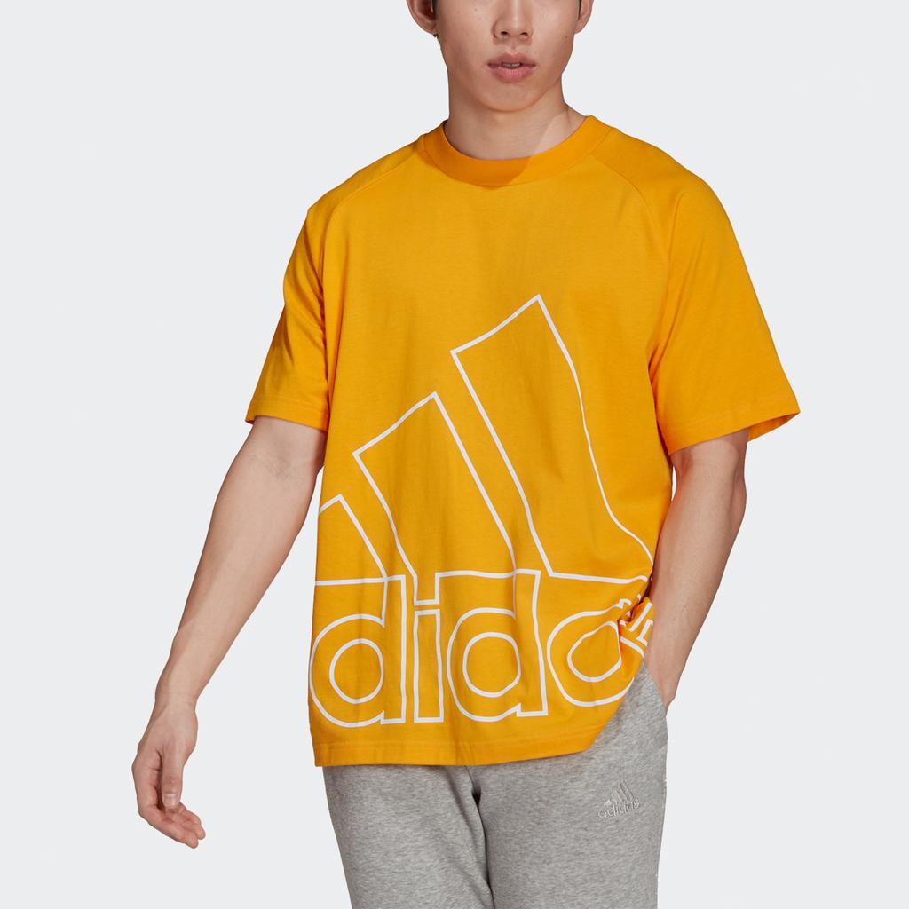 New Adidas T Shirts Unisex Orange H60665