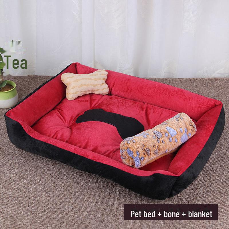 

Лежак для домашних собак и кошек - теплый коврик на все времена года для золотистого ретривера и Тедди XL (90*70*15CM)