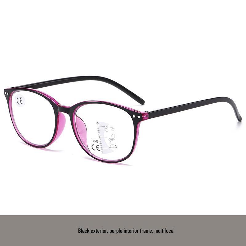 Multifocal Anti-Blue Light Reading Glasses for Presbyopia – Comfortable Dual-Use for Near and Far.