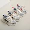 2025 Spring New Children's Dad Shoes Fashionable Versatile Boys Sports Shoes Lightweight Breathable Single Net Girls Running Shoes