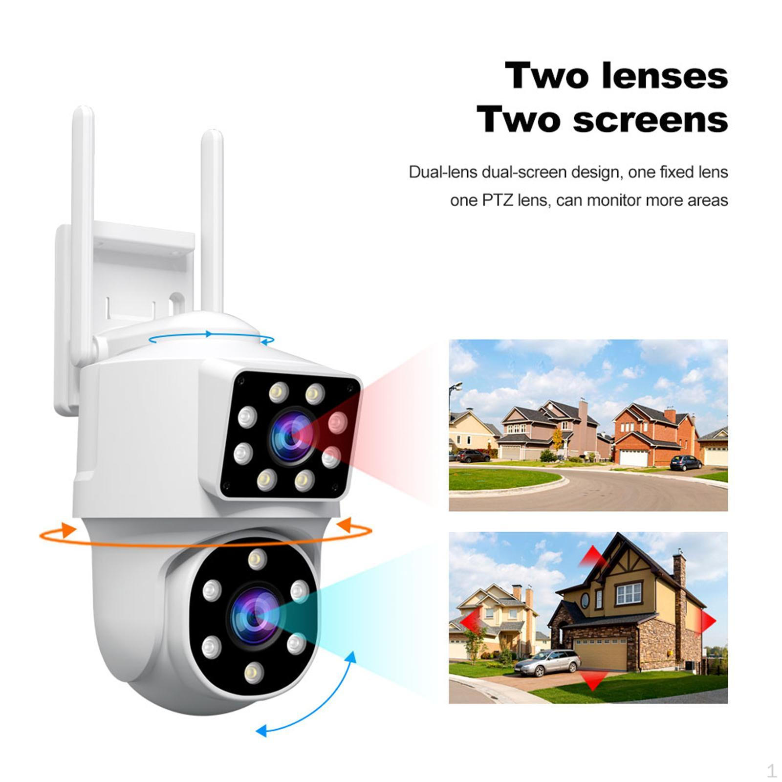 

Security Camera Outdoor EU Plug with Human Motions Track for Front Door Shop