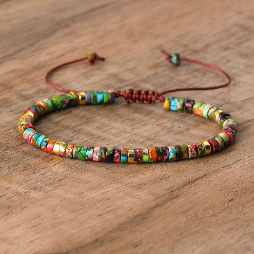 Green Aventurine Bead Bracelet Adjustable High Quality Minimalist Bracelet Natural Stone Dainty Bracelet Gemstone