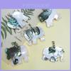 Handcrafted Cartoon Elephant Shell Pendant Jewelry For Kids And Teens